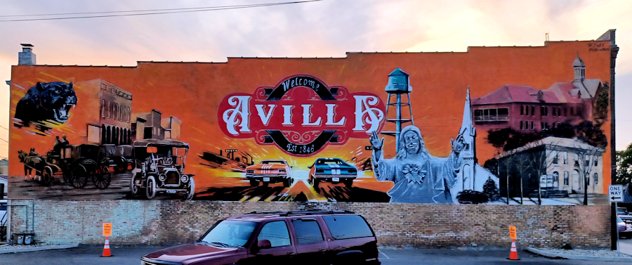 Completed mural